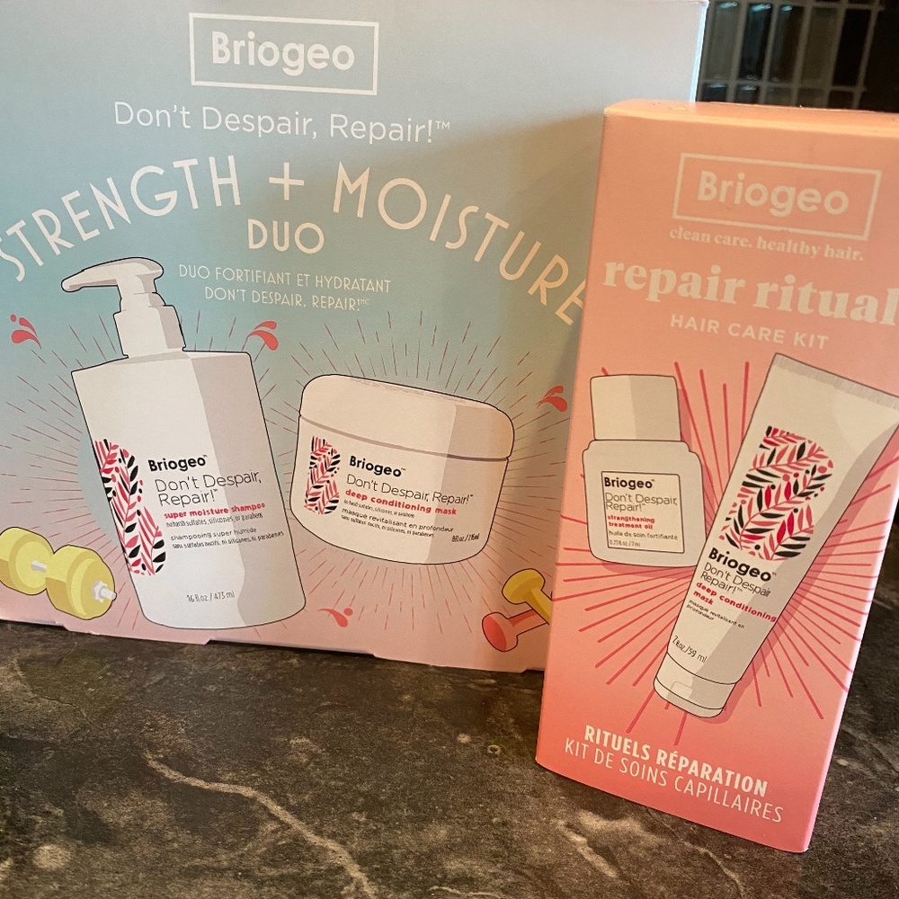 2 Briogeo Duos-Strength&Moisture + Repair Rituals